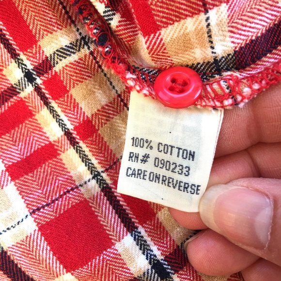 Tilt Red Plaid Flannel Shirt Small - Picture 6 of 7